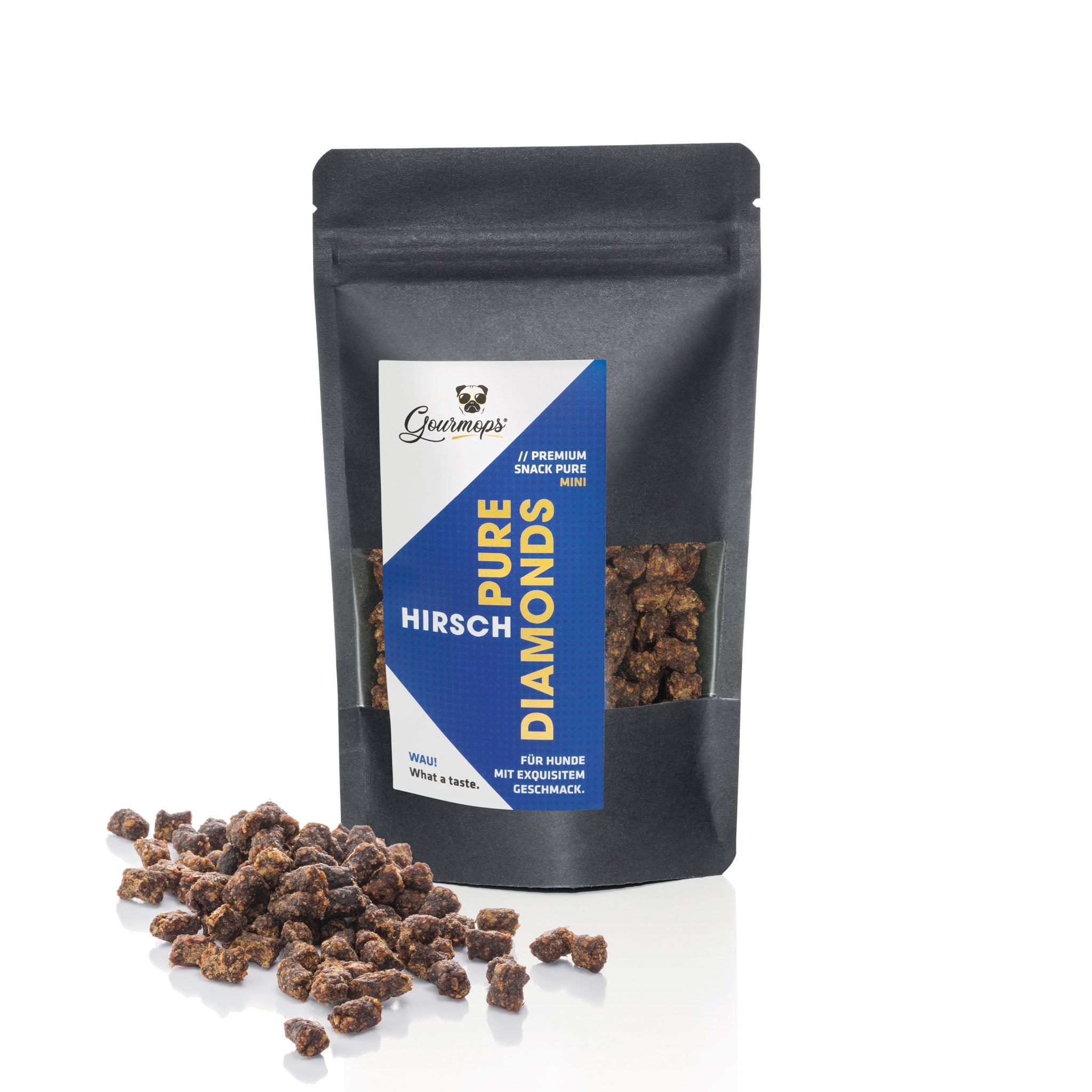 Diamonds Mini Hundesnacks von Gourmops – schonend getrocknet, perfekt für Allergiker