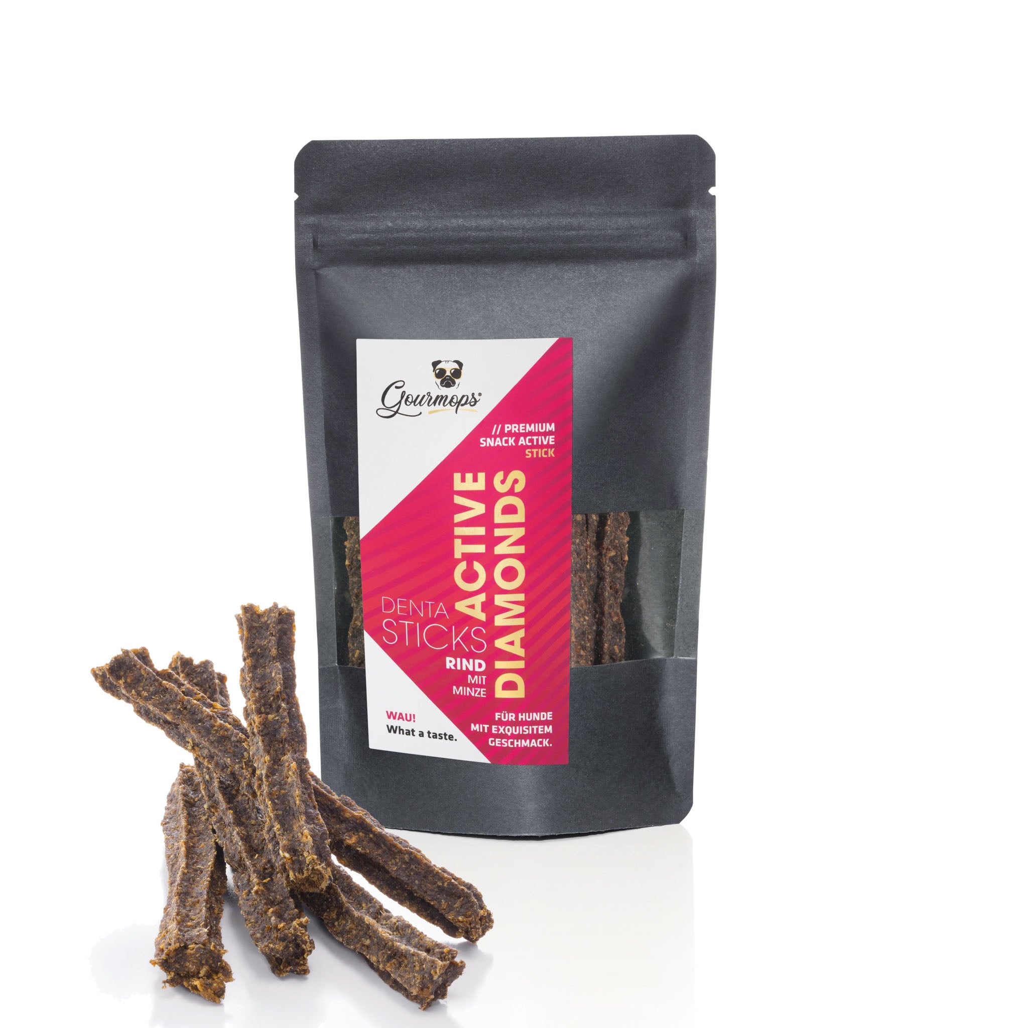 Active Diamonds Dentasticks von Gourmops – natürliche Zahnpflege für Hunde ohne künstliche Zusätze