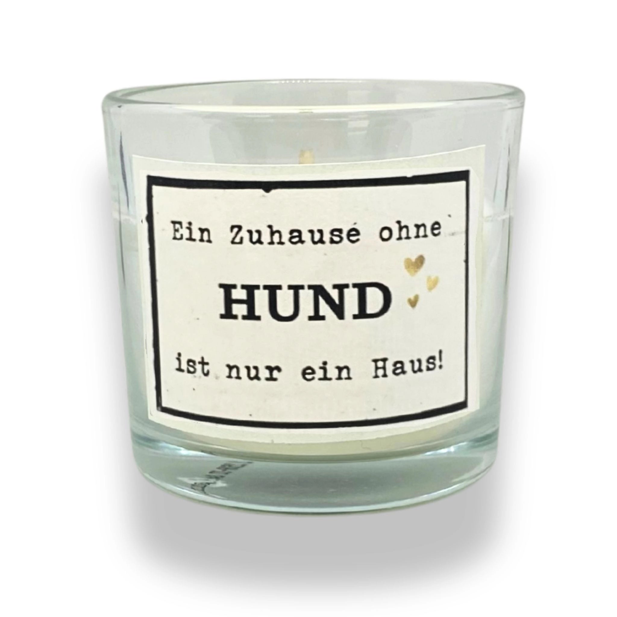 DUFTKERZE mit Spruch - klein