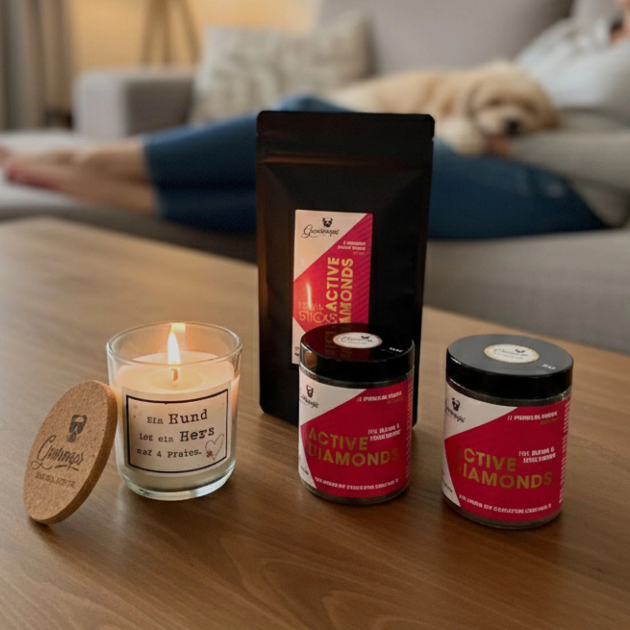 GOURMOPS "LOVE MOMENTS - Signature" // Geschenkset für Hund & Mensch