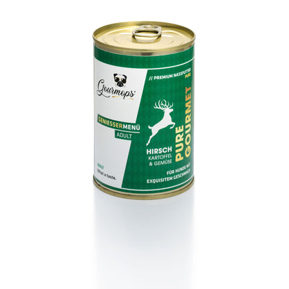 PURE GOURMET // Hirsch, Kartoffel und Gemüse, 400g