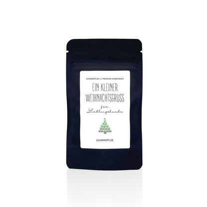 KLEINE GRÜSSE – "Weihnachtsgruß für Lieblingshunde" Mini-Snack