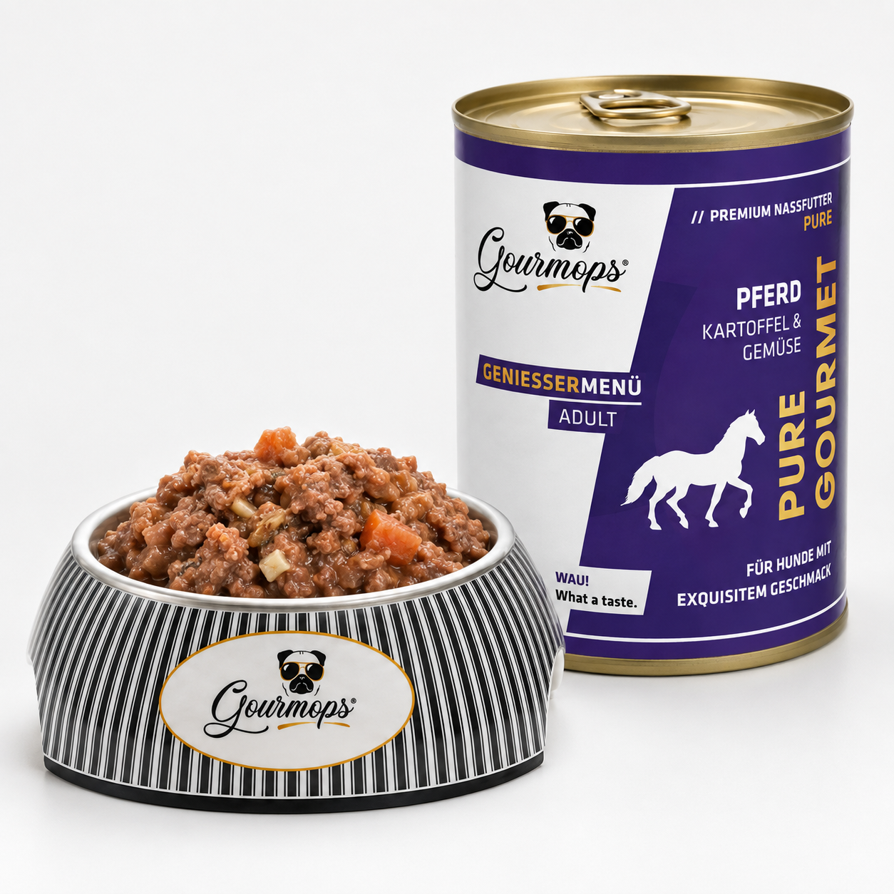 PURE GOURMET // Pferd mit Kartoffel &amp; Gemüse, 400g