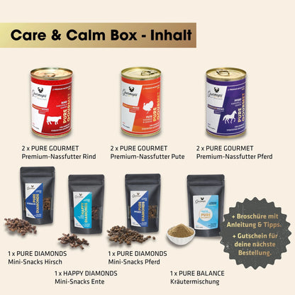 GOURMOPS CARE &amp; CALM Box // Für sensible Hunde und mehr Wohlbefinden im Alltag