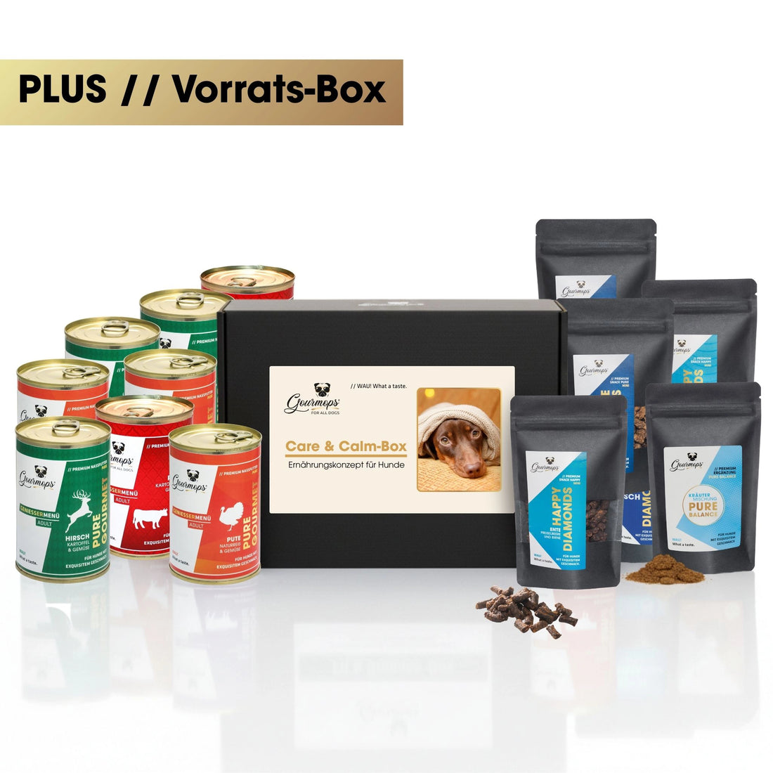 GOURMOPS Care &amp; Calm PLUS // Vorratsbox für sensible Mägen &amp; Seelen