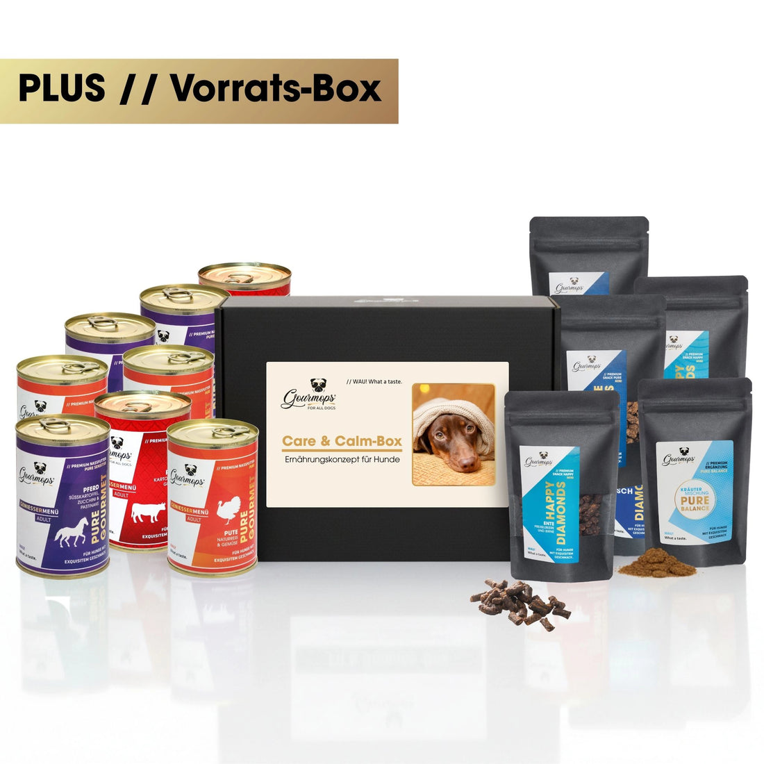 GOURMOPS Care &amp; Calm PLUS // Vorratsbox für sensible Mägen &amp; Seelen