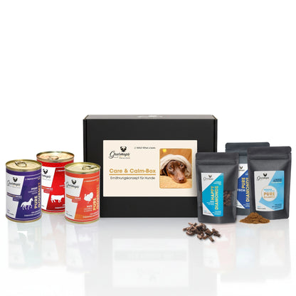 GOURMOPS CARE &amp; CALM Box // Für sensible Hunde und mehr Wohlbefinden im Alltag