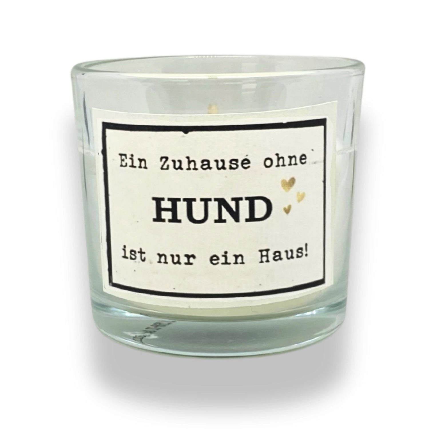 DUFTKERZE mit Spruch - klein