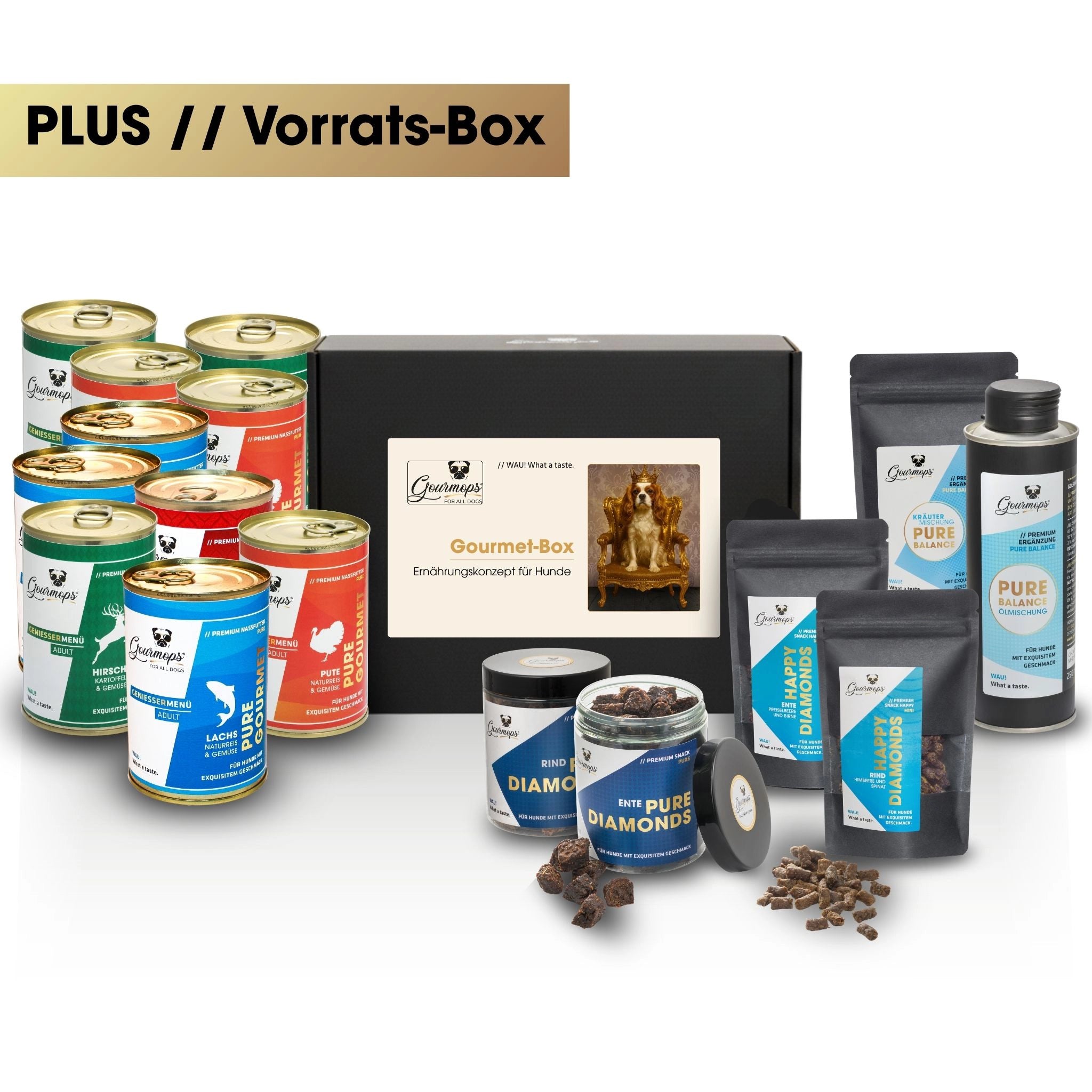 GOURMOPS Gourmet PLUS // Vorratsbox für Genuss &amp; Vielfalt im Alltag