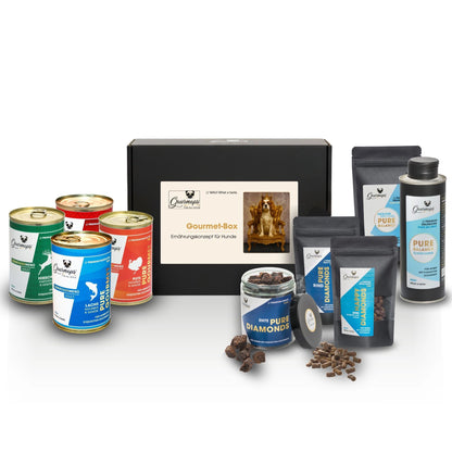GOURMOPS Gourmet Box // Premium-Hundefutter für anspruchsvolle Genießer.