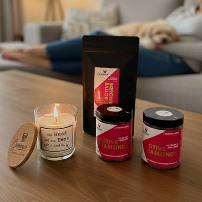 GOURMOPS "LOVE MOMENTS - Signature" // Geschenkset für Hund &amp; Mensch